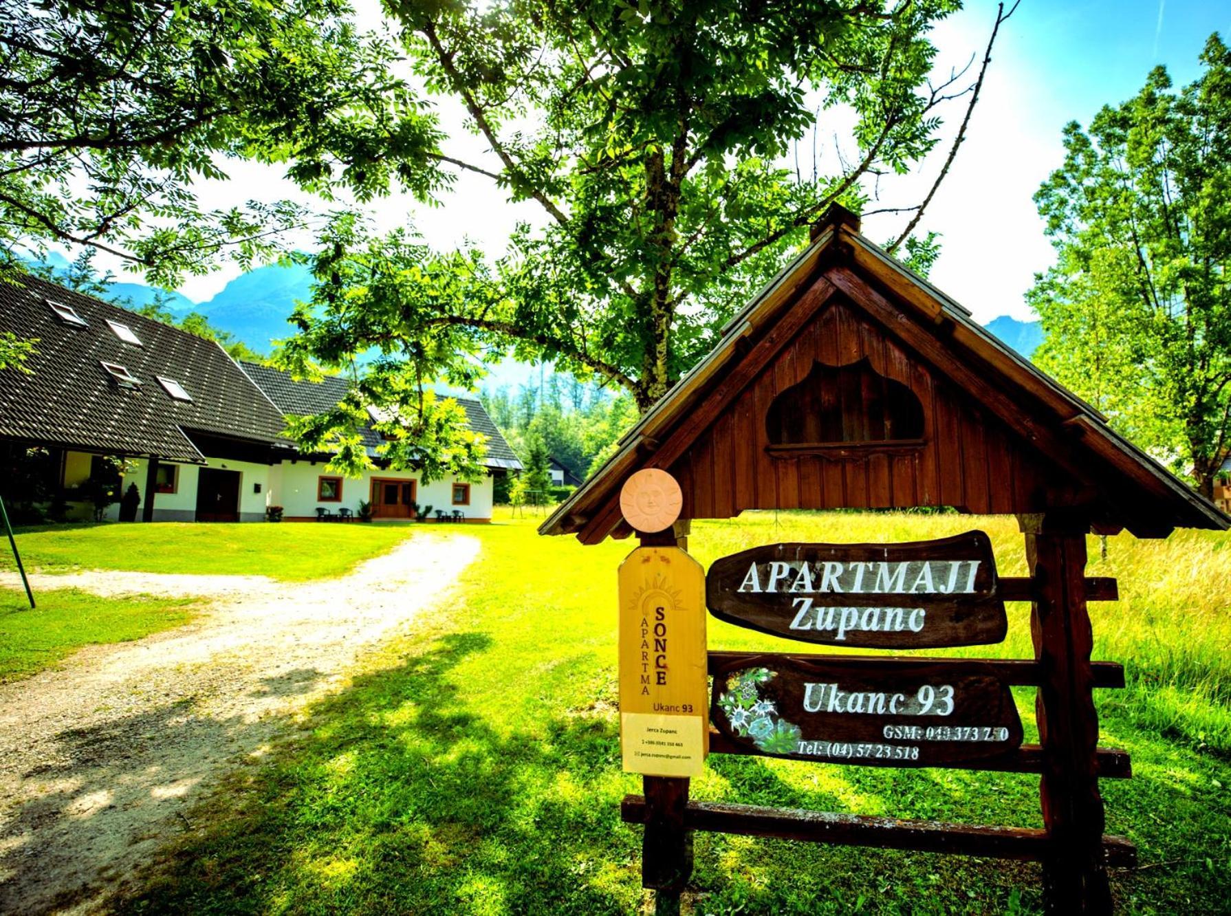 Apartmaji Zupanc Ivanka Bohinj Exteriér fotografie